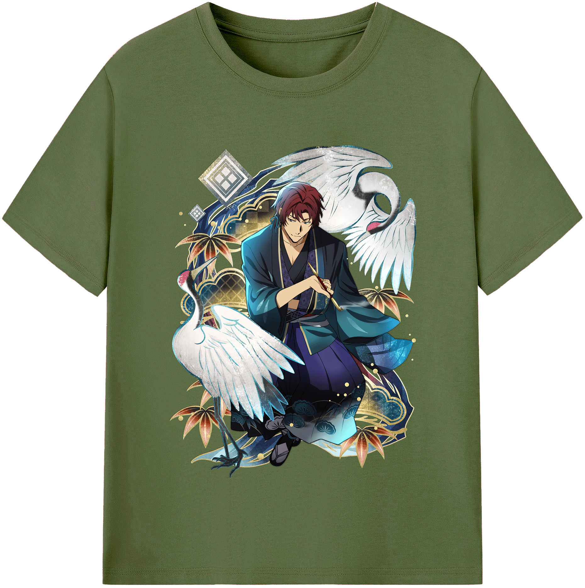 （画像用） 文豪ストレイドッグス Bungo Stray Dogs 綿100％半袖Tシャツ（フロントプリント）